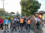 *Kapolres Lombok Utara Ikut Fun Bike Peringati HUT RI ke-80*
