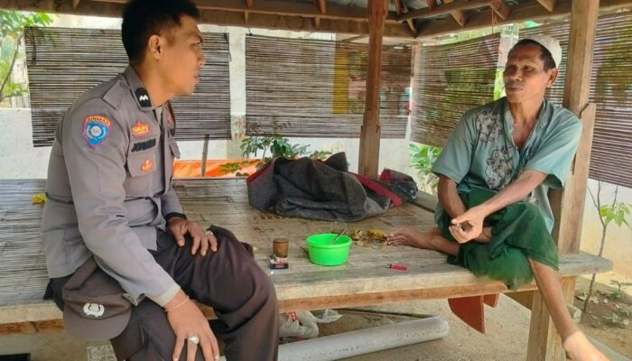 Bhabinkamtibmas Eyat Mayang Dukung Ketahanan Pangan dan Keamanan Desa