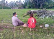 Bhabinkamtibmas Jagaraga Dorong Warga Kuripan Optimalkan Lahan untuk Ketahanan Pangan