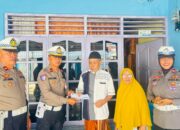 Sat Lantas Polres Bima Kota Gelar Anjangsana HUT Polisi Lalu Lintas Bhayangkara ke-70 Bersama Pensiunan Polri