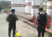 Unit Obvit Sat Samapta Polres Bima Kota Laksanakan Pengamanan dan Patroli di PLTMG Bonto Bima