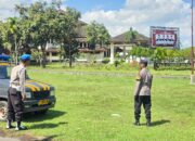 Polsek Gerung Intensifkan Patroli di Kantor Bupati dan DPRD Lombok Barat