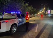 Sat Lantas Polres Bima Kota Gelar Blue Light Patrol dan Pengaturan Lalu Lintas