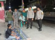 Menekan Aksi Kriminalitas dan Jaga Stabilitas Kamtibmas Polsek Woha Polres Gelar Patroli KRYD Malam Hari