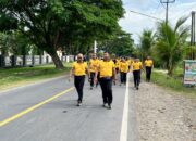 Kapolres Pimpin Olahraga Bersama, Tingkatkan Semangat Kebersamaan dan Kekompakan Personel