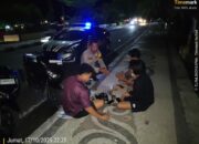 Polsek Labuhan Badas Gelar Patroli Blue Light di Lokasi Rawan dan Objek Vital