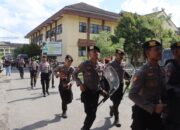 Polres Bima Kota Polda NTB Gelar Simulasi Sispam Mako, Latih Kesiapsiagaan Personel