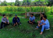 BHABINKAMTIBMAS DAN BABINSA DESA TAMEKAN, AJAK PETANI PERKUAT KETAHANAN PANGAN DAN KAMTIBMAS