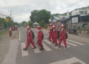 jaga keselamatan pelajar di pagi hari, personel jajaran polres summbawa barat melaksanakan rawan pagi