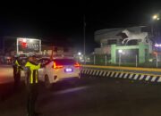 SAT LANTAS POLRES DOMPU GELAR BLUE LIGHT PATROL DAN STRONG POINT MALAM, CIPTAKAN LALU LINTAS AMAN DAN KONDUSIF