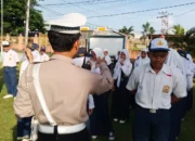 Satlantas Latih Siswa SMP di Lombok Barat Jadi Pelopor Tertib Lalu Lintas