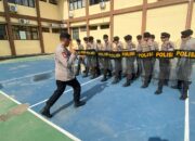 Asah Kemampuan, Sat Samapta Polres Bima Kota Gelar Latihan PHH Secara Intensif