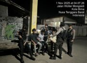 Sat Samapta Polres Bima Kota Gelar Patroli Dialogis, Sampaikan Himbauan Kamtibmas kepada Warga