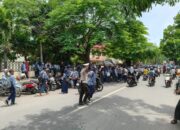 Sat Lantas Polres Dompu Gelar Strong Point Siang Hari, Pastikan Kelancaran dan Keamanan Berlalu Lintas