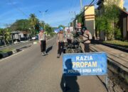 Propam Polres Bima Kota Laksanakan Opsgaktiblin Jelang Operasi Zebra Rinjani 2025