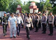 Kapolres Sumbawa Pimpin Apel Gelar Pasukan Operasi Zebra Rinjani 2025
