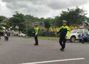 Cegah Kemacetan dan Kecelakaan Satlantas Polres Bima Intensifikan Patroli Rawan Sore di Titik Rawan