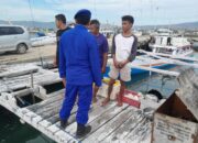 Pasca Boat Tenggelam di Perairan Langgudu, Sat Polairud Polres Bima Kota Himbau Nelayan Waspadai Cuaca Ekstrem