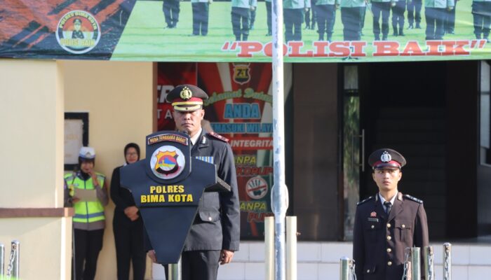 Polres Bima Kota Laksanakan Upacara Peringatan Hari Bela Negara ke-77 Tahun 2025