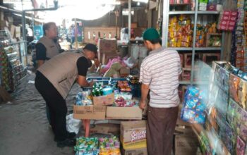 Satgas Pangan Cek Stok Beras di Pasar Tradisional Gerung