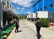 Unit Pamobvit Sat Samapta Polres Bima Kota Laksanakan Pengamanan dan Patroli di Objek Vital PLTMG Bonto Bima