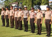 Polres Sumbawa Barat Gelar Upacara Kenaikan Pangkat, Kapolres Tekankan Profesionalisme dan Tanggung Jawab