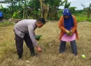 Polri Kawal Ketahanan Pangan di Telagawaru Lombok Barat