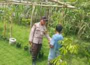 Bhabinkamtibmas Lembahsari Sosialisasikan Pemanfaatan Lahan Kosong