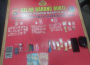 Grebek Rumah di Lape, Polres Sumbawa Temukan Puluhan Poket Sabu di Dalam Sebuah Dompet Pelaku
