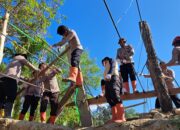 Polres Gayo Lues Bangun Empat Jembatan Gantung, Warga: Dapat Menjual Hasil Kebun Ke Pasar