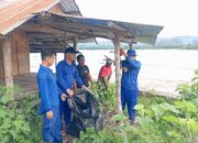 Ditpolairud Polda NTB Laksanakan Giat Bersih Pantai dan Selamatkan Penyu di Pantai Pasir Putih Maluk
