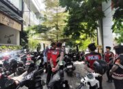 Patroli Humanis Samapta Polda NTB Jaga Keamanan Kawasan Pertokoan dan Pasar di Mataram