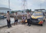 Polsek Kawasan Pelabuhan Laut Bima Laksanakan Patroli Rutin di Area Dermaga