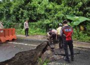 Jalan Utama Buwun Mas Amblas, Polisi Arahkan Jalur Alternatif