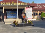 Kapolres Lombok Timur Pimpin Apel Pagi, Tekankan Disiplin dan Pelayanan Humanis