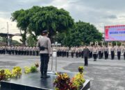 Polres Lombok Timur Gelar Upacara Wisuda Purna Bhakti AKP Nikolas Osman