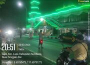 Wujudkan Kekhusyukan Ibadah, Personel Polsek Lape Amankan Shalat Tarawih di Masjid Besar Darussalam