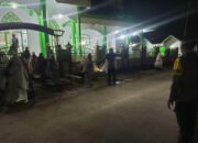Pastikan Masyarakat Beribadah Dengan Tenang dan Nyaman Polsek Monta Menggelar PAM Sholat Tarawih