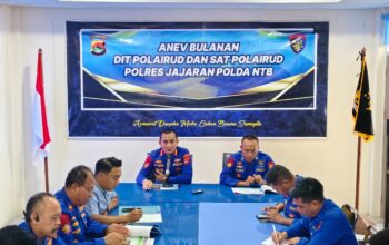 Ditpolairud Polda NTB Gelar Anev Bulanan, Tekankan Kesiapan Operasi Ketupat Rinjani