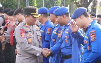 Polres Lombok Timur Halal Bihalal di Hari Pertama Masuk Kerja, Dilanjutkan Dengan Sarapan Bareng Sebagai Wujud Rasa Syukur