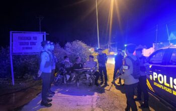 Patroli Blue Light Sat Samapta Polres Bima Kota Antisipasi 3C dan Kejahatan Malam