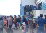 Polsek Kawasan Pelabuhan Laut Bima Amankan Kedatangan KM Tilongkabila di Pelabuhan Bima