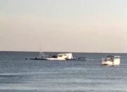 Polsek Wera Evakuasi Korban Tenggelam Akibat Kapal Bocor di Perairan Sangiang