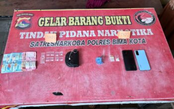 Opsnal Satresnarkoba Polres Bima Kota Ungkap Kasus Sabu, IRT Diamankan