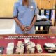 Sita BB Shabu 1 ons yg dibawa oleh residivis kasus narkoba, seorang pria digelandang ke Polres Bima.
