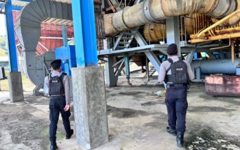 Unit Obvit Sat Samapta Polres Bima Kota Amankan Aset PLN di PLTU Bima