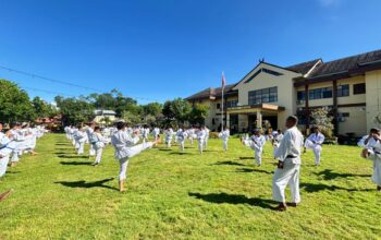 Jelang UKP 1 Juli 2026, Polres Bima Kota Gelar Ujian Bela Diri Polri