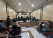 SIDANG PERKARA PEMBUNUHAN DI PENGADILAN NEGERI DOMPU BERLANGSUNG AMAN DAN KONDUSIF