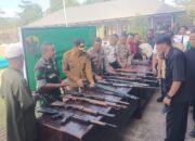 KBO Binmas Polres Kabupaten, Hadiri Pemusnahan Senjata Rakitan di Makodim 1608/Bima