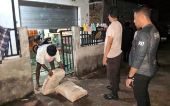 POLSEK HU’U AMANKAN BARANG BUKTI DIDUGA HASIL CURIAN PROYEK KNMP DESA JALAN